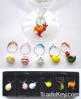 Easter glass beads for charms