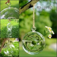 Clear glass vase hanging small vase fashion home furnishing decoration wedding shop window decoration new