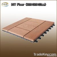 wood plastic composite DIY flooring