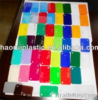 bright colors cast acrylic sheet