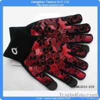 Men's fashion printing touch screen glove