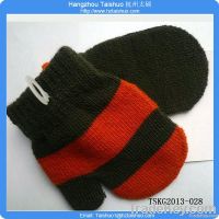 Kids Acrylic Knitting mitten knitting gloves