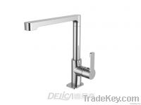Luxury Square Brass Chrome Kitchen Faucet With CUPC Approved