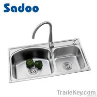 Hot Selling Inox Double Bowl Kithcen Sink SD-8001