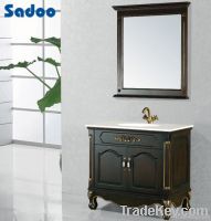 Antique Solid Wood Bathroom Cabinet (SD 38315A)