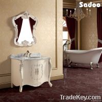 Antique Bathroom Vanity Solid Wood Cabinet (SD-SE1301)