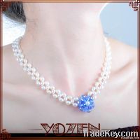 rice, alloy chain freshwater bali pearl jewelry fashion