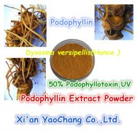 Podophyllin Extract Powder-50% Podophyllotoxin-Halal, GMO FREE, Free Sample