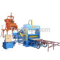 QT7-25 Semi-automatic Concrete Hollow Block Making Machine