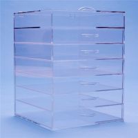clear acrylic cosmetic makeup organizer drawer
