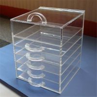New manufacture acrylic makeup organizer with handle