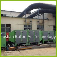Industrial air pollution control system for oil mist removal