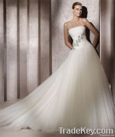 Wholesale - New Stock Strapless White Wedding Dress, Bridal Gown