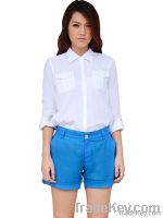 women linen short pants