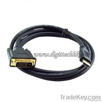 24+1 DVI-D Male to HDMI Male M/M Cable For HDTV DVD TV Plasma