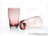 Eco friendly coloured glass cup