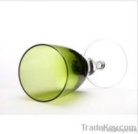 coloured  wine glass  cup