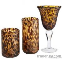 Tortoise Glittered Drinkware