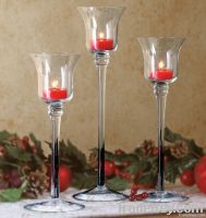 glass candle holder