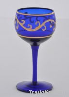 hand painting glassware