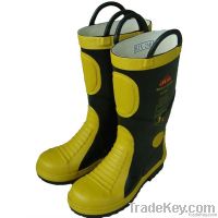 firefighter rubber boots
