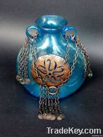 Blue Glass Jar