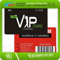 pvc card with barcode