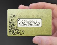  hot stamping  plastic gift card