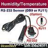 RS-232 Humidity and Temperature Sensor Meter