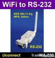 WiFi RS-232 adapter, serial to WiFi converter