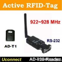 Active RFID RS-232 Reader and Tag