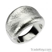 Silver plated ring