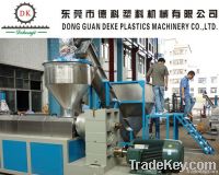 HDPE LDPE PE flakes Die Face Cutting Plastic Recycling Extruder machin