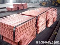 copper cathode with purity 99.99