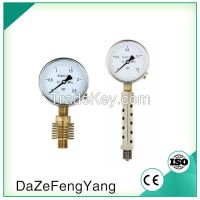 Lower mount with high quality steam boiler pressure gauge