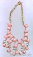 Expoxy stone necklace