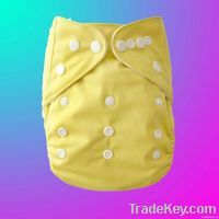 yellow reusable diaper cover