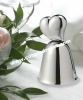 Wedding Bell Chrome Favor bell with heart top