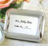 Brushed Metal Photo Frame Wedding Favor