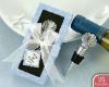 Silver Shell Wedding Favor Wine Stopper