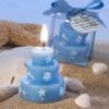Sea Shell Cake Wedding Candle Favor