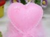 Pink Heart Shape Candle Favor