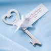 Wedding Favor "Key To My Heart" Bottle Opener