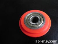 2013 new design red nylon roller for wardrobe door