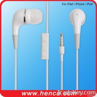 new design headphone with answer and call volume control for iphone
