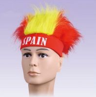 Crazy Football Fan Wig And Headband