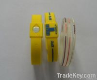 Custom Silicone Wristbands. Silicone Bracelet With Hologram.