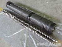 Plastic extruder parallel twin screw and barrel for extruder