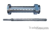 Extruder single screw barrel with vented design for extruder