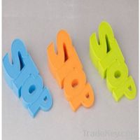 STOP word shape Silicone rubber door stoppers